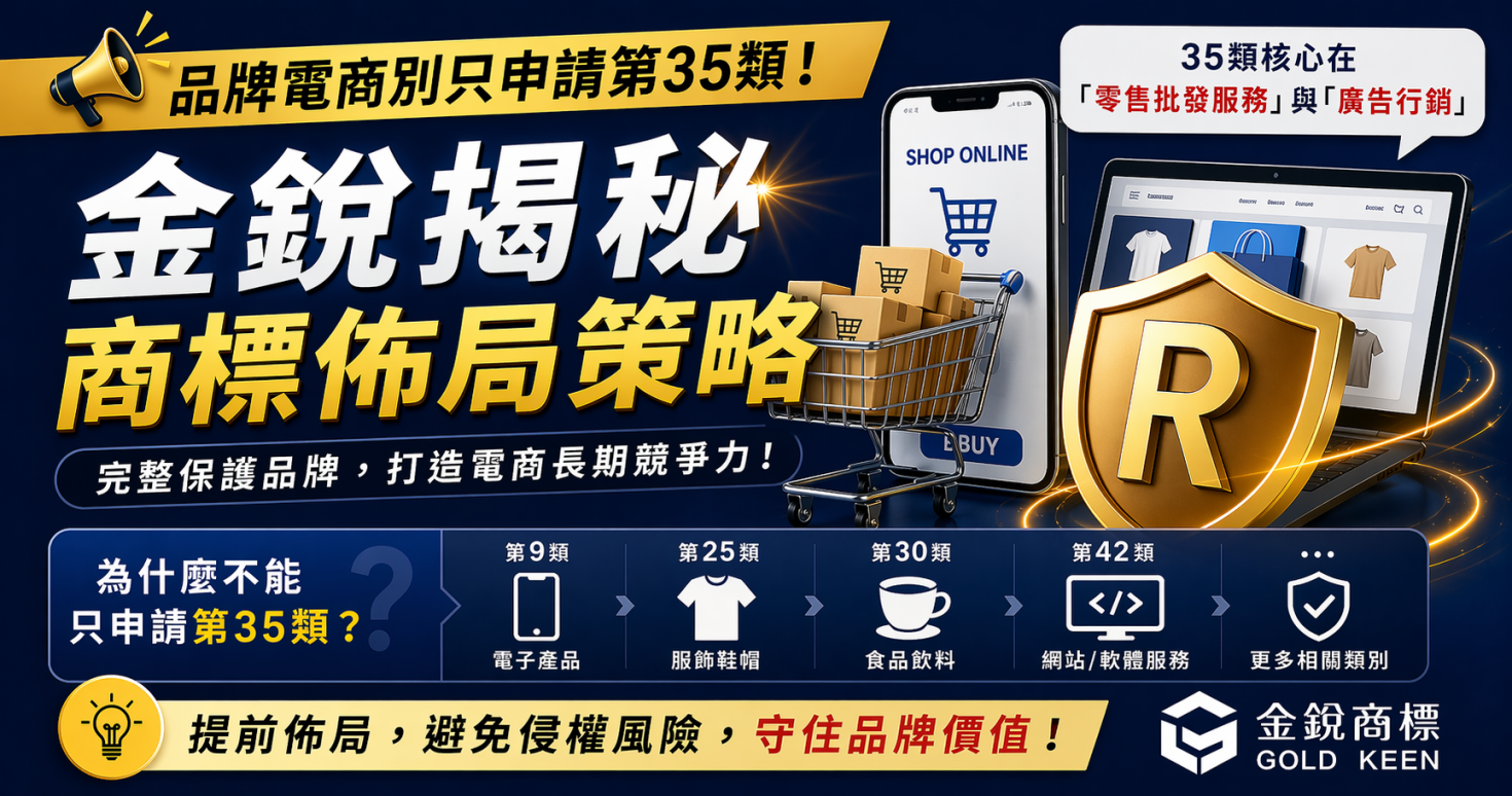 品牌電商別只申請第35類!金銳揭秘商標佈局策略